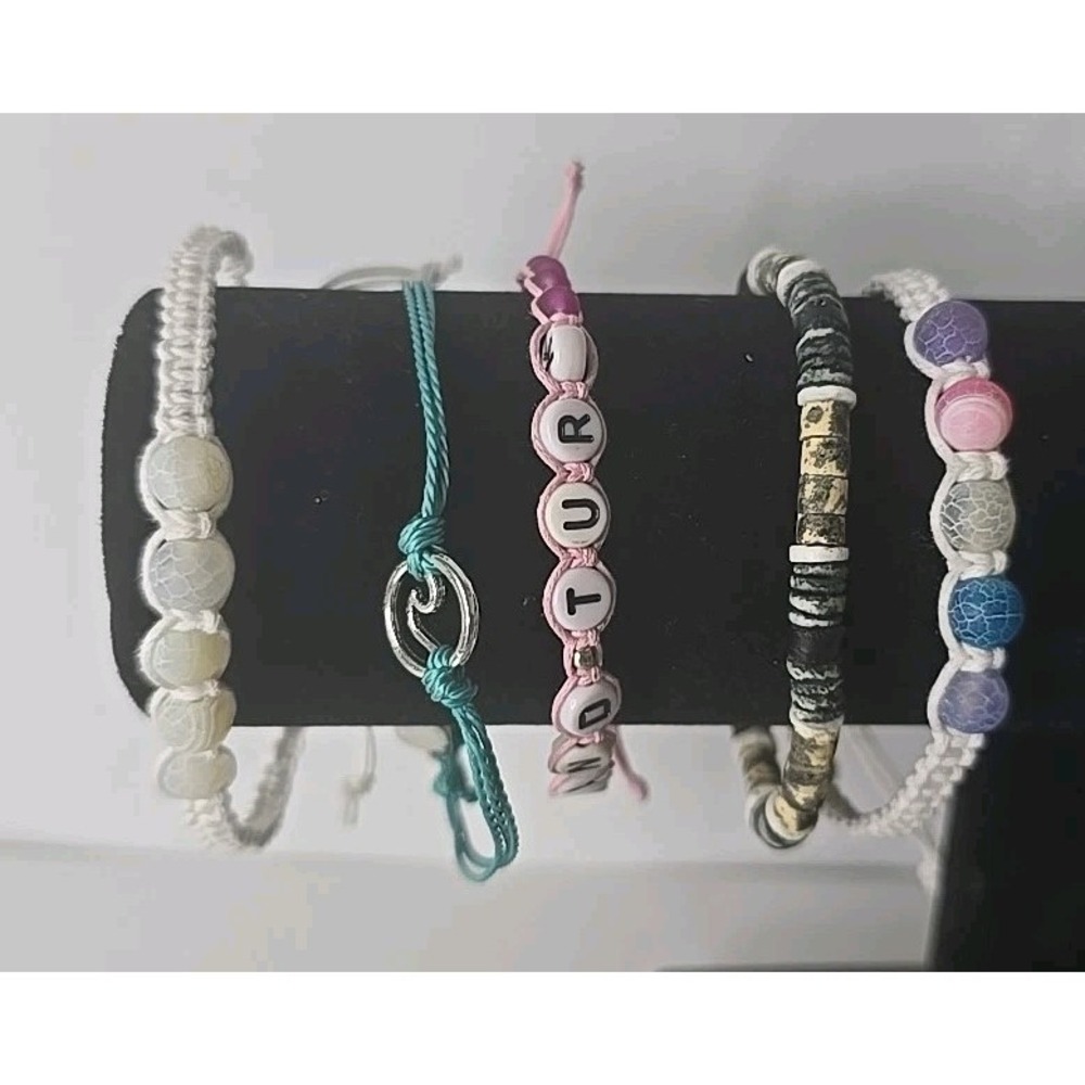 5 Adjustable Bracelets/Ankle‎ Bracelets